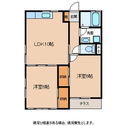 熊谷コーポの物件間取画像